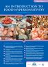 AN INTRODUCTION TO FOOD HYPERSENSITIVITY