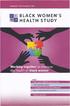 BLACK WOMEN'S HEALTH STUDY