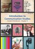 2ND EDITION. Introduction to Communication Studies Student Workbook - Chapter 4