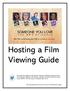 Hosting a Film Viewing Guide