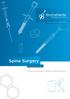 experts in bone regeneration Spine Surgery Product Line When Innovation Meets Performance