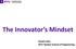 The Innovator s Mindset. David Lefer, NYU Tandon School of Engineering
