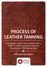 Process of leather tanning. Investigation, analysis and evaluation from a Cradle to Cradle perspective based on the wet-green OBE tanning agent