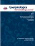 haematologica the hematology journal 10 th INTERNATIONAL MYELOMA WORKSHOP Sydney, April 2005 Guest Editor: Douglas Joshua