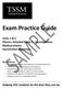 Exam Practice Guide. Units 1 & 2 Physics: Detailed Study 5 - Investigations: Medical physics Examination Questions