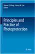 Steven Q. Wang Henry W. Lim Editors. Principles and Practice of Photoprotection