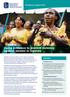Using evidence to prevent violence against women in Uganda