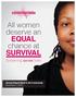 All women deserve an chance at. Screening saves lives
