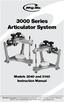 3000 Series Articulator System