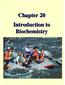 Chapter 20 Introduction to Biochemistry