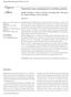 Original Article. Nutritional status and prognosis in cirrhotic patients