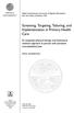 Screening, Targeting, Tailoring, and Implementation in Primary Health Care