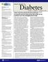 Diabetes MAYER B. DAVIDSON, MD,* CO-EDITOR-IN-CHIEF; HENRY N. GINSBERG, MD, REVIEWER; TERRENCE F. FAGAN, MANAGING EDITOR; CHING-LING CHEN, PhD, WRITER