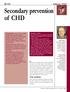 Secondary prevention of CHD