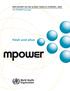 WHO REPORT On THE global TObaCCO EPidEmiC, 2008 The mpower package fresh and alive
