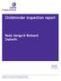 Childminder inspection report. Reid, Senga & Richard Dalkeith