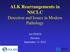 ALK Rearrangements in NSCLC Detection and Issues in Modern Pathology. 3rd ITOCD Dresden September 13, 2012