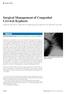 Surgical Management of Congenital Cervical Kyphosis