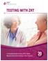 TESTING WITH ZRT. A Complete Guide to Using ZRT's Saliva, Blood & Dried Urine Testing in Your Practice