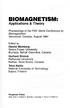 BIOMAGNETISM: Proceedings of the Fifth World Conference on Biomagnetism Vancouver, Canada, August 1984