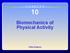 Biomechanics of Physical Activity