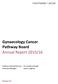 Gynaecology Cancer Pathway Board Annual Report 2015/16