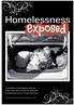 Exposed. Homelessness. An exhibition of photographs taken by people who have accessed the Specialist Homelessness Service, Connecting Home.