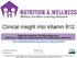 Clinical Insight Into Vitamin B12