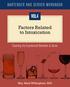 BARTENDER AND SERVER WORKBOOK VOL4. Factors Related to Intoxication. Coaching the Experienced Bartender & Server. Maj. Mark Willingham, PhD