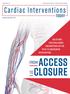 Access Closure. From. Solutions for challenges encountered on the path to successful intervention. Sponsored by Cordis, a Cardinal Health company