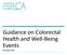 Guidance on Colorectal Health and Well-Being Events
