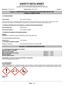 SAFETY DATA SHEET This safety data sheet complies with the requirements of: Regulation (EC) No. 1907/2006 and Regulation (EC) No.