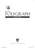 Polygraph. published quarterly Number 3 4 (5 6) Andrzej Frycz Modrzewski Krakow University College