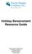 Holiday Bereavement Resource Guide