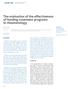The evaluation of the effectiveness of funding treatment programs in rheumatology