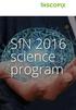 SfN 2016 science program