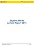 Student Minds Annual Report 2015