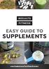 RESULTS FITNESS EASY GUIDE TO SUPPLEMENTS