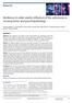 Resilience in older adults: influence of the admission in nursing home and psychopathology