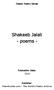 Shakeeb Jalali - poems -