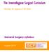 The Intercollegiate Surgical Curriculum