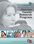 Ovarian Cancer Research Program