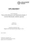 DIPLOMARBEIT. Titel der Diplomarbeit. Post-conflict Behaviour and Relationship Quality in Common Marmosets (Callithrix jacchus) verfasst von