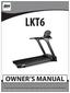 LKT6 OWNER S MANUAL. Important: Read all instructions carefully before using this product. Retain this owner s manual for future reference.