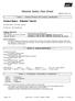 Material Safety Data Sheet MSDS ID: SK-111C