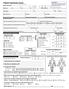 Patient Summary Form PSF-750 (Rev:2/18/2009) Patient Information