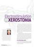XEROSTOMIA. Electrostimulation AND