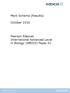 Mark Scheme (Results) October Pearson Edexcel International Advanced Level in Biology (WBI03) Paper 01