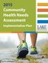 2015 Community Health Needs Assessment. Implementation Plan