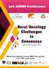 Rural Oncology Challenges to Consensus 19th & 20th August, 2017